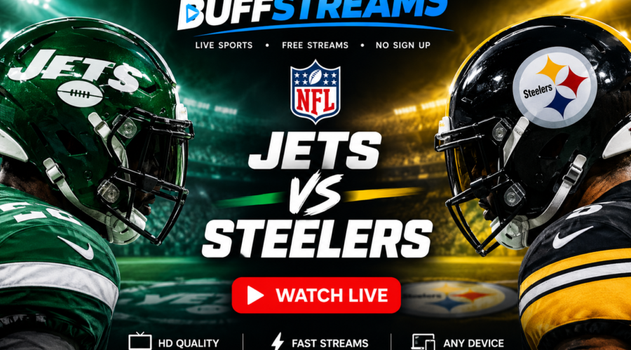 buffstreams jets vs steelers